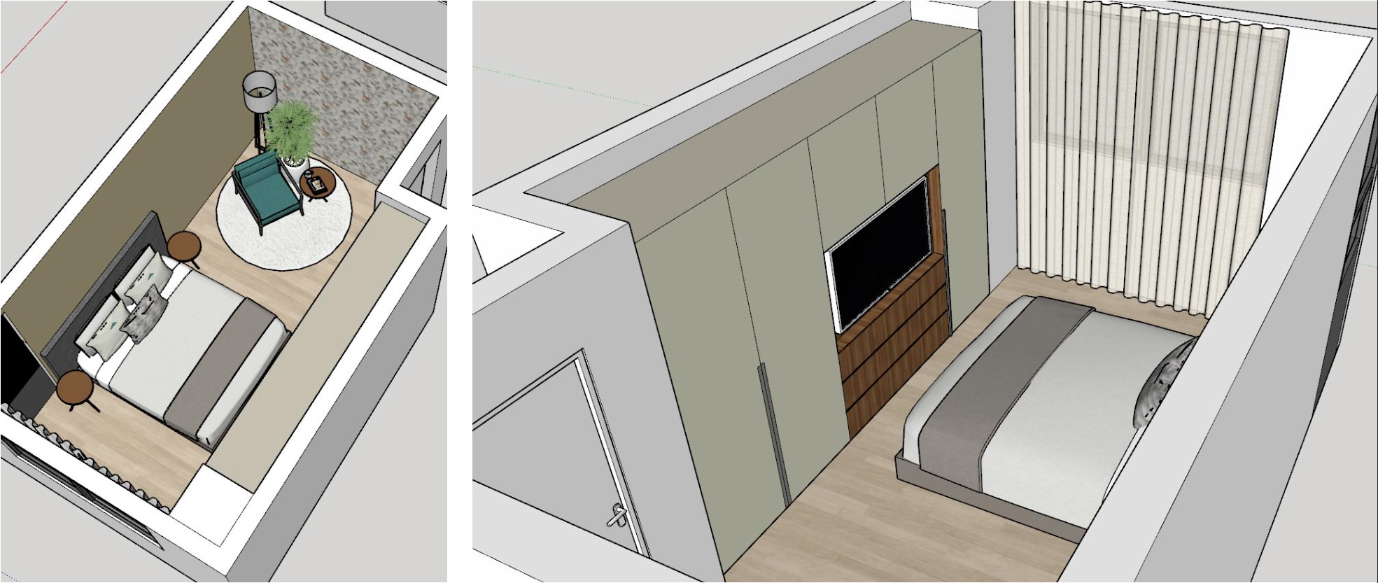 Inrichting slaapkamer